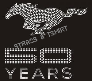 logo 50 ans mustang