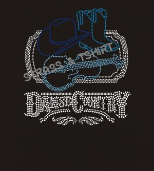 T-shirt - dance country strass