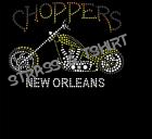 T-shirt  Moto choppers new orleans en strass M4