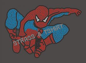 T-shirt -  Spiderman en  strass